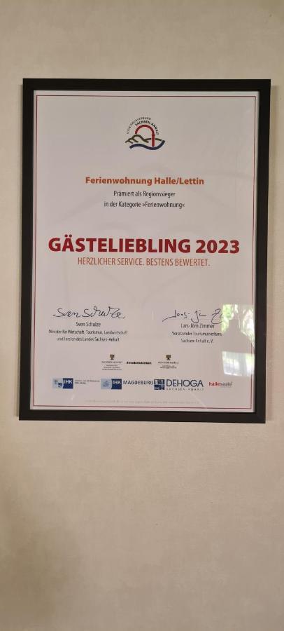 Ferienwohnung Halle/Lettin Halle  Eksteriør bilde